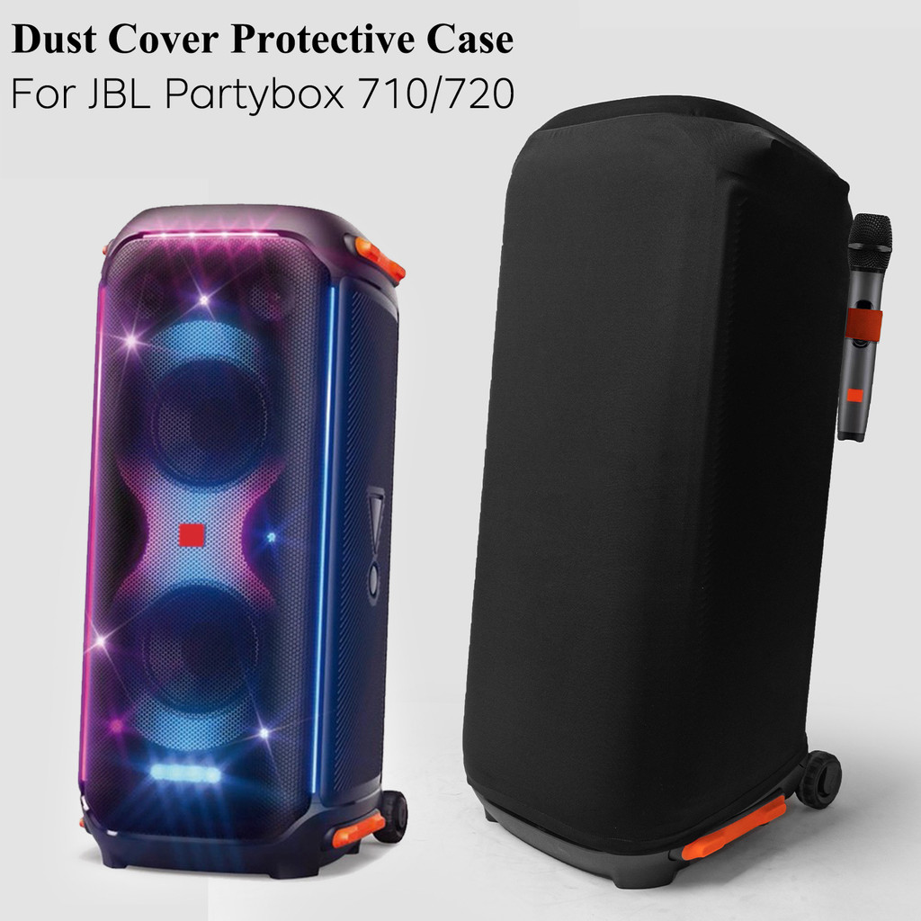 Vỏ Bảo Vệ Bụi Cho JBL Partybox 710 / 720 Loa Dự Tiệc Di Động, Vỏ Loa Co Giãn Vỏ Bụi Có Dây Đựng Micr