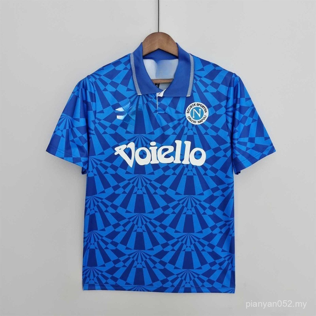 Áo bóng đá retro Napoli năm 1991-1993 - áo thun tùy chỉnh