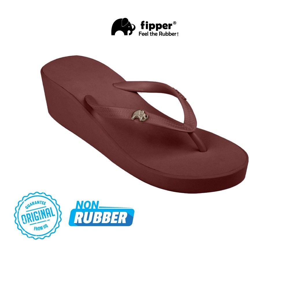 MC3 Fipper Wedges không cao su cho nữ màu nâu (Havana)