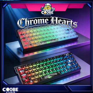[Ship nhanh] Keycap Chrome Hearts Trong Suốt 136 Phím – Profile Cherry - Nhựa PC-Xuyên LED - CooBeStore