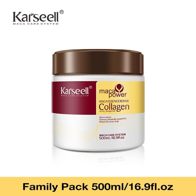 Karseell Hair Repair Mask-Deep Conditioning Intensive Care MACA Collagen ใช้สําหรับแห้งเสีย (16.9 f1