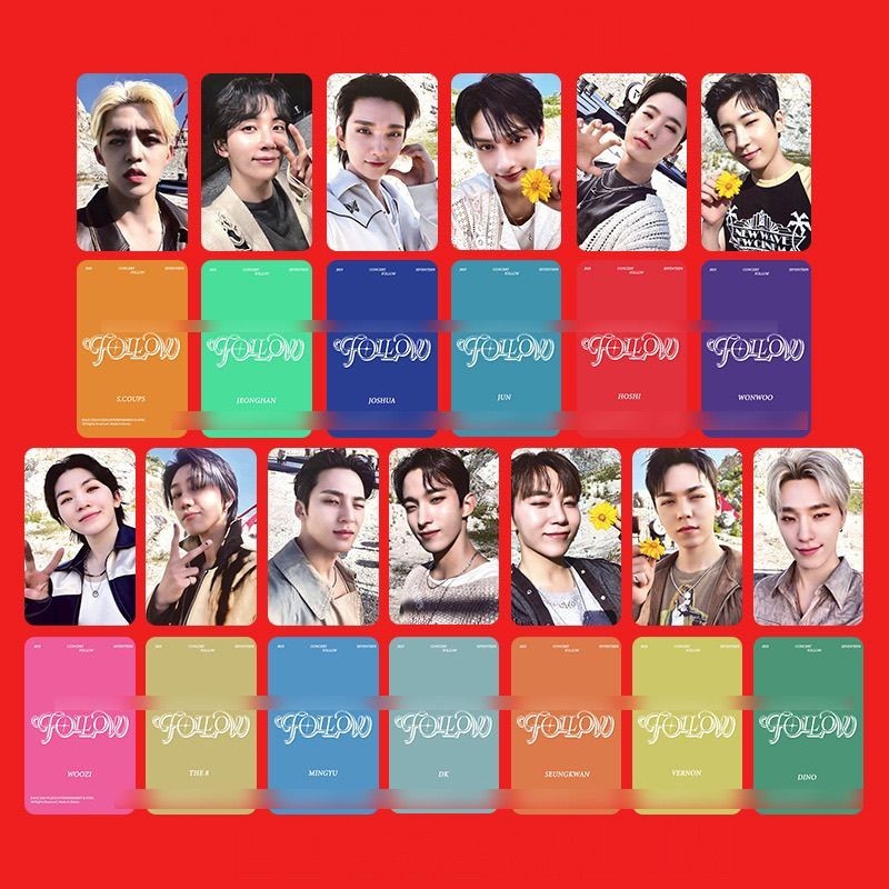 SEVENTEEN Photocard FOLLOW TO SEOUL Concert Photocard Li Chan JOSHUA Yoon Jinghan VERNSEN Photocard 