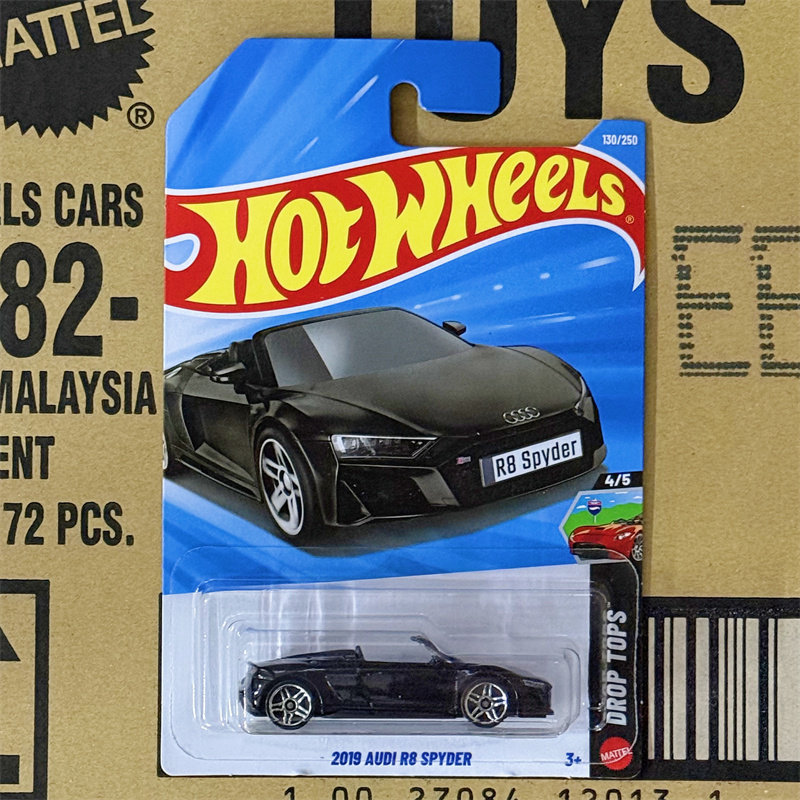 130#2026E Hot Wheels HOTWHEELS 2019 AUDI R8 SPYDER AUDI R8 mui trần