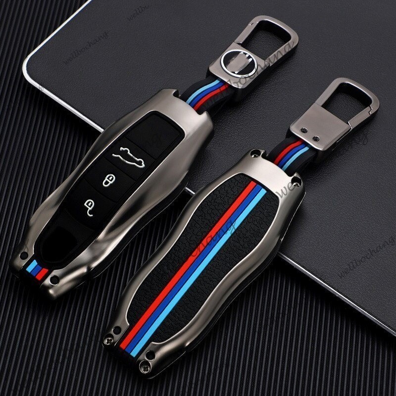 Ốp chìa khóa ô tô cho porsche cayenne 958 911 lepin 996 macan panamera 997 944 924 987 gt3 cayman 98