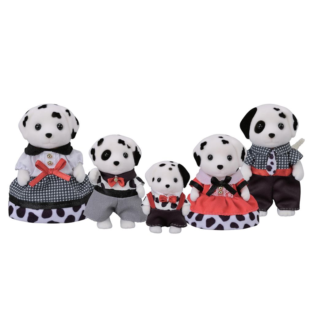 Sylvanian Families Doll [Dalmatian Family] C-79 ST Mark certified Ages 3+ Toy Dollhouse Sylvanian Fa