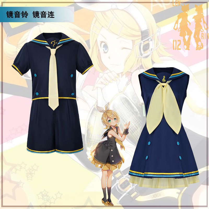 Trang phục cosplay Kagamine Twins, Bộ đồ thủy thủ thần tượng ảo Kagamine Len và Kagamine Rin, trang 