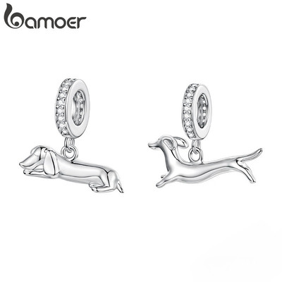Bộ mặt dây chuyền DIY hình chú chó Dachshund xinh xắn - quà tặng độc đáo dành cho nữ