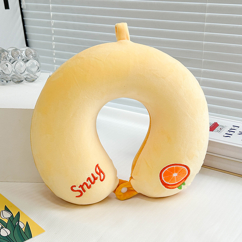 【Ready Stock】 U-Shape Pillow Cartoon U-Shaped Pillow Office Cervical Pillow Travel Neck Pillow Porta