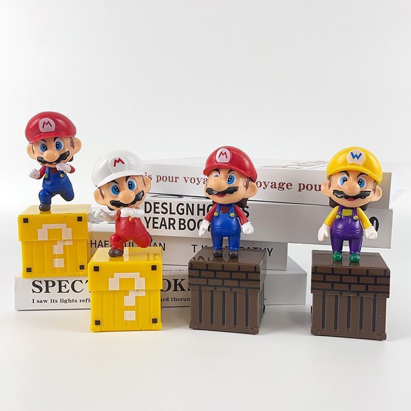 Super Mario Hình Mario Mario Mario Game Series Anime Mô Hình Trò Chơi Đồ Trang Trí