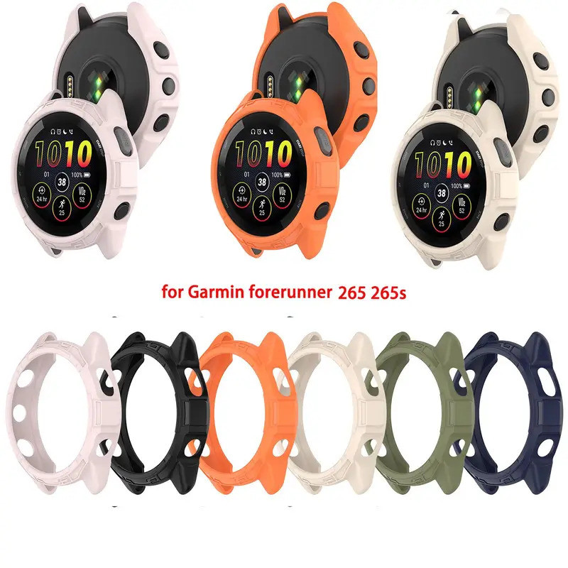 Ốp Silicon TPU Bảo Vệ Cho Garmin Forerunner 265 / 265s, Ốp Lưng Bảo Vệ Cho Garmin Forerunner 265 265
