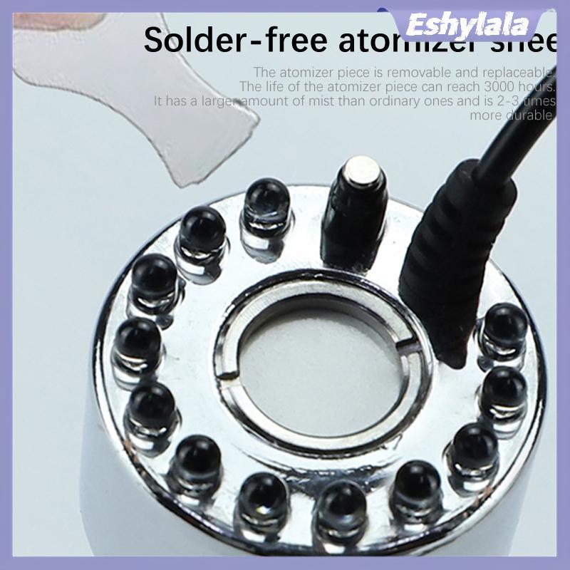 Eshylala Halloween LED Đài Phun Nước Ao Fogger Mini Mist Maker Fogger Ao Vườn Máy Phun Sương Cho Hal