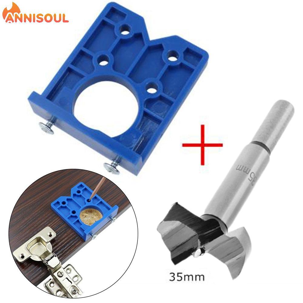 [NISO]Hinge Jig Hand Tools Set Pocket Clamp Tapper Hole Saw Cabinet Mounting Useful