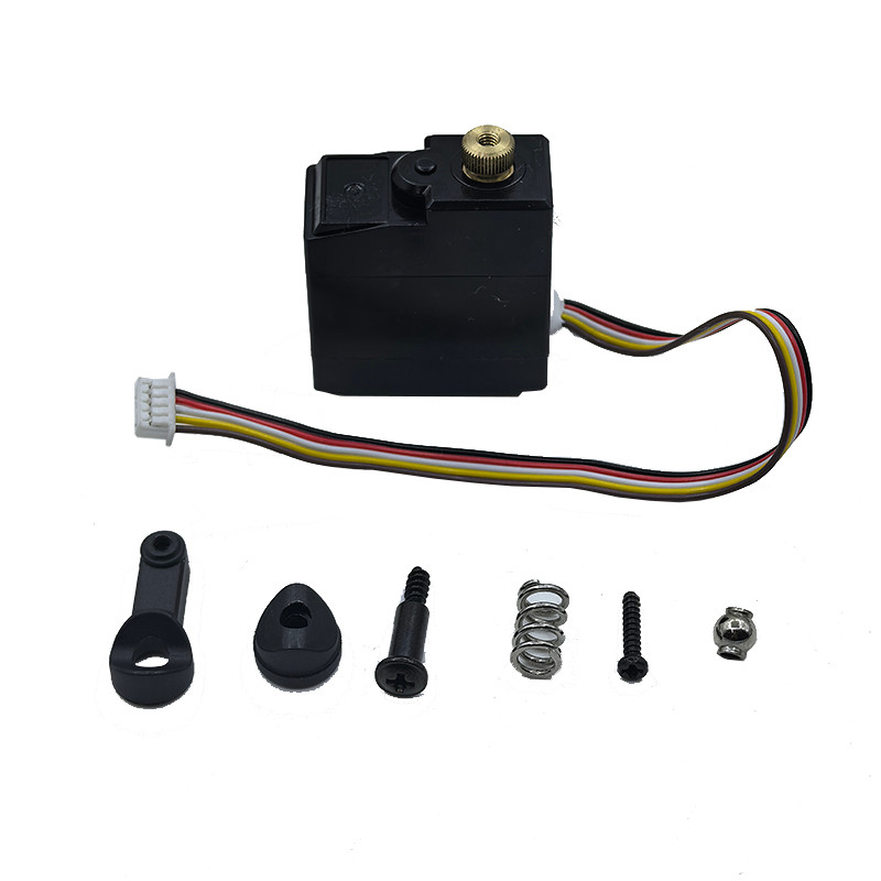 ♛JJRC Q130 điều khiển từ xa xe nâng cấp phụ kiện điều chỉnh lái servo 17g mô-men xoắn cao bánh răng 