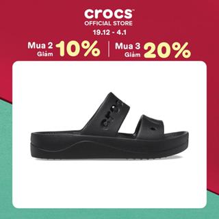  Dép Xăng Đan Nữ Crocs Baya Platform - Black 