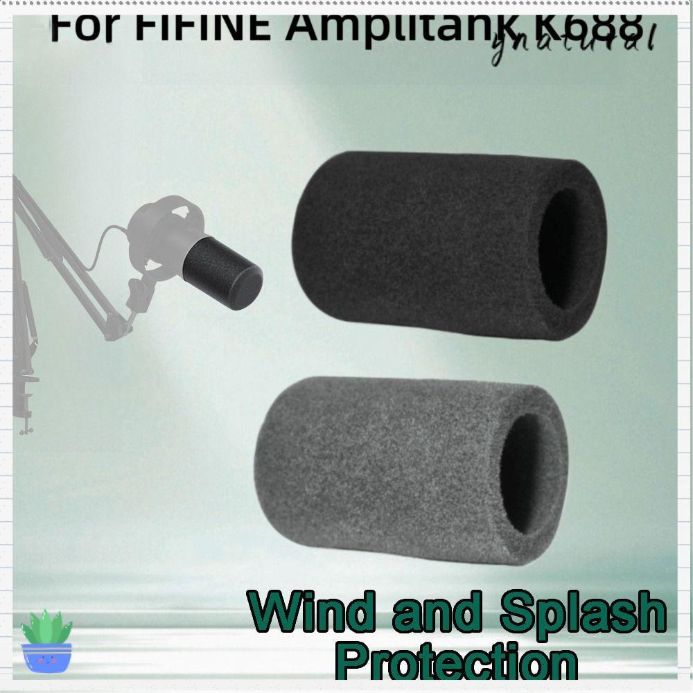 YNATURAL 1 Chiếc Vỏ Micro, Thay Thế Chống Gió Mic Kính Chắn Gió, Bọt Xốp Xốp Đổ Xô Giảm Tiếng Ồn Cho