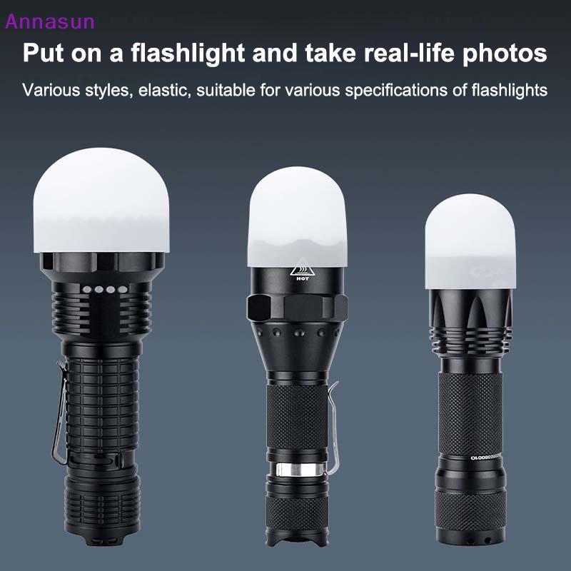 Annasun 2 Chiếc Silicon Đàn Hồi Đèn Pin Lampshade Cho SP31 SP35 IF22A C8G IF25A SP36 S2 C8 EA01 TS21