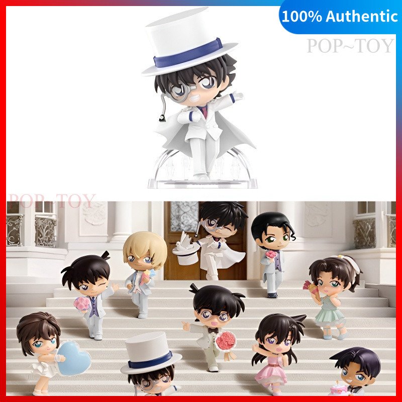 POPMART Detective Conan Anniversary Celebration Series Figures pop mart conan blind box collectible 