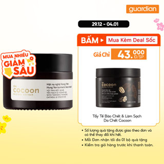  Mặt Nạ Cocoon Chiết Xuất Nghệ Hưng Yên Da Rạng Rỡ Và Mịn Màng 30ml 