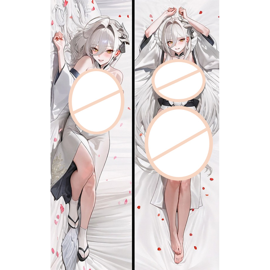 Vỏ gối Azur Lane Dakimakura Anime Hakuhou Gối Đệm