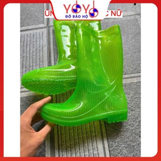 Ủng Ngọc Nữ Trường Thịnh Ủng Bảo Hộ Lao Động, Đi Mưa,  Màu Xanh Lá HÀNG CAO CẤP