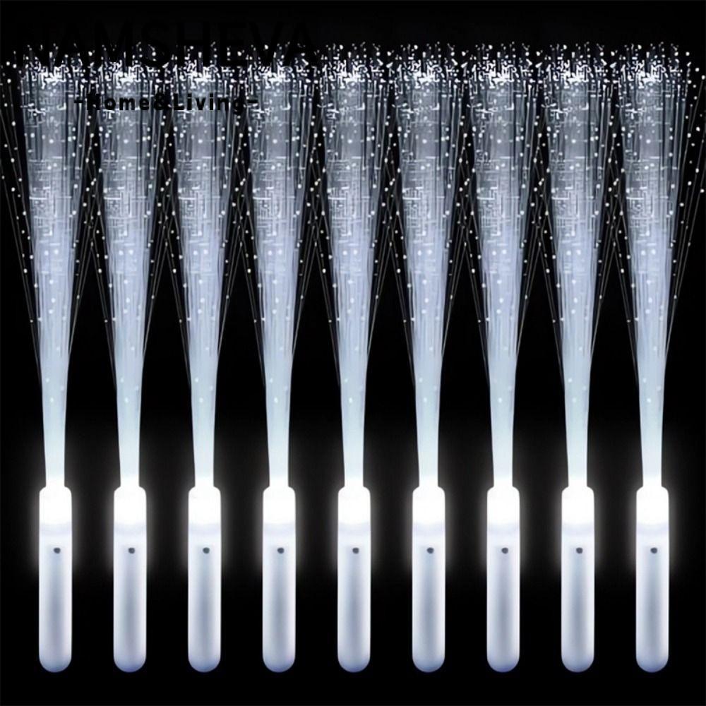 NAMSHEVA 1 Cái Gậy Phát Sáng, Đạo Cụ Tiệc Cưới Sợi Quang Sợi Huỳnh Quang, Thanh Hòa Nhạc 37CM Đèn Tr
