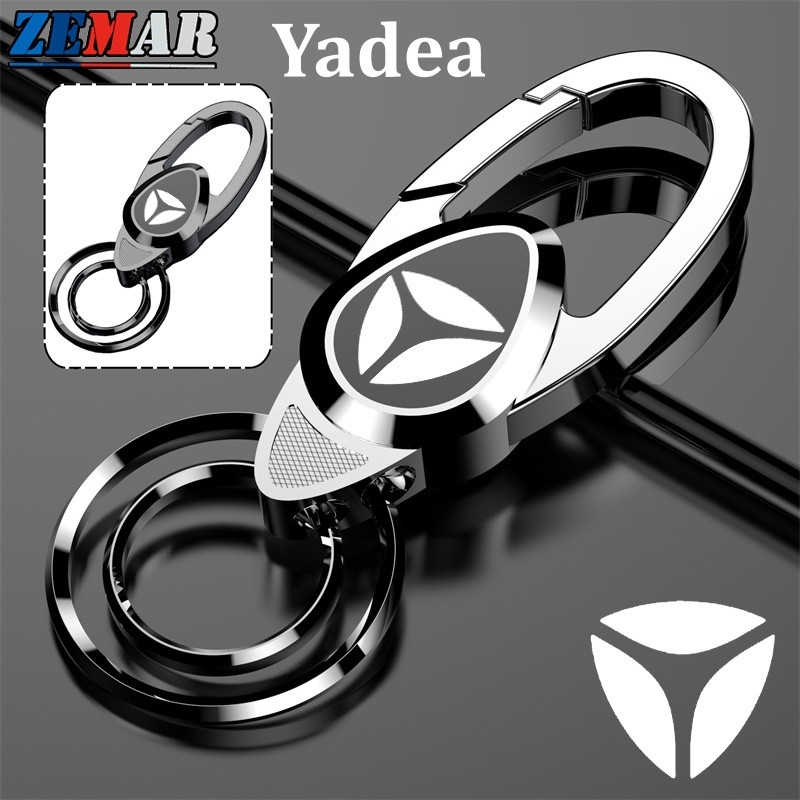 Yadea Logo Kim Loại Xe Móc Khóa Xe Máy Móc Chìa Khóa Treo Cao Cấp Móc Chìa Khóa In Laser Họa Tiết Ch