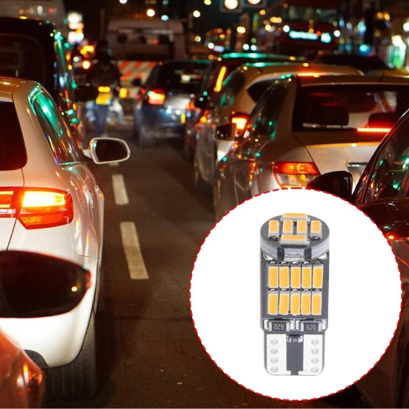 Love * Trunk Instrument Light Phụ kiện ô tô T10 4014 LED Canbus Light