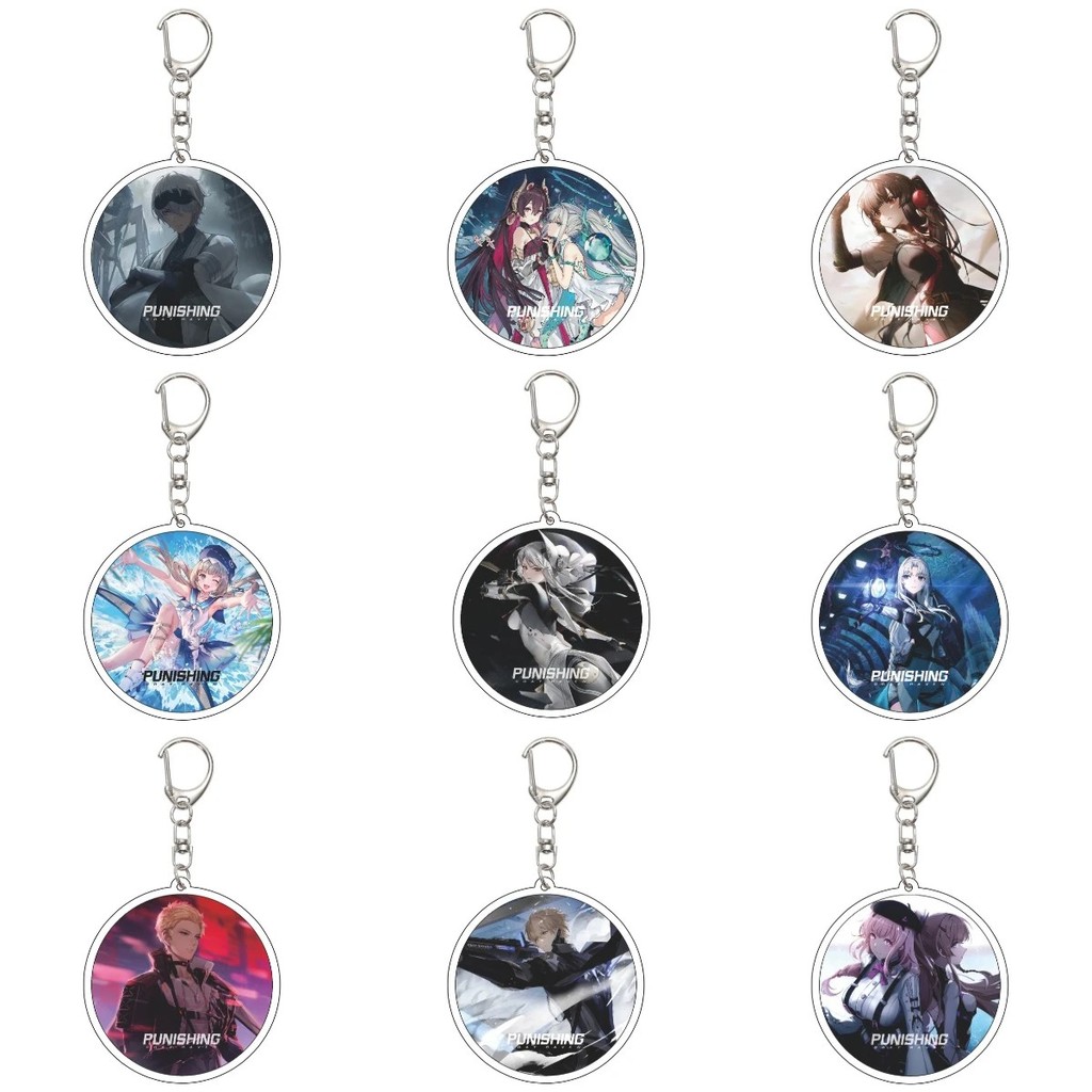 Móc khóa Gray Raven Punishing Nanami Mica Acrylic in hình game Anime trang trí cặp sách balo làm quà
