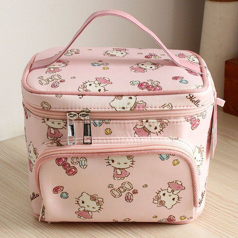 Cosmetic Bag Large Capacity Portable Travel New Storage Cosmetic Bag Three-Dimensional 05Au