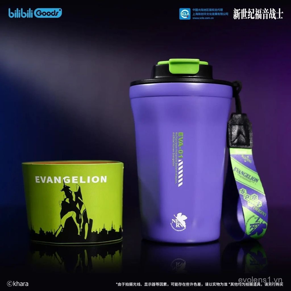 Cốc nước đi kèm BilibiliGoods Evangelion Asuka Aya Polly