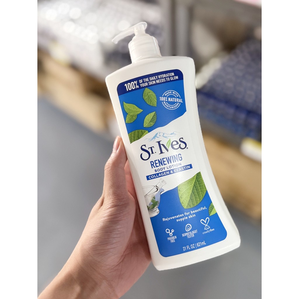 Hoa Kỳ Nhập Khẩu ST.IVES ST.IVES Collagen Co Giãn Body Lotion Dưỡng Ẩm Dưỡng Ẩm Toàn Thân Dưỡng Ẩm