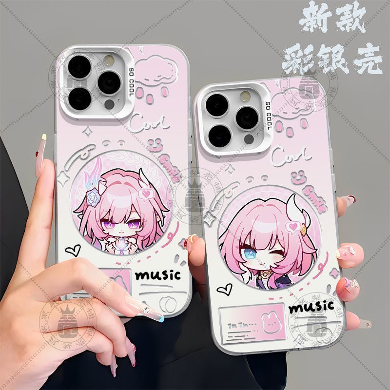 Honkai: Star Rail / Cyrene / Star Railway Q Phiên bản Vỏ điện thoại Lian cũ Thích hợp cho iPhone / g
