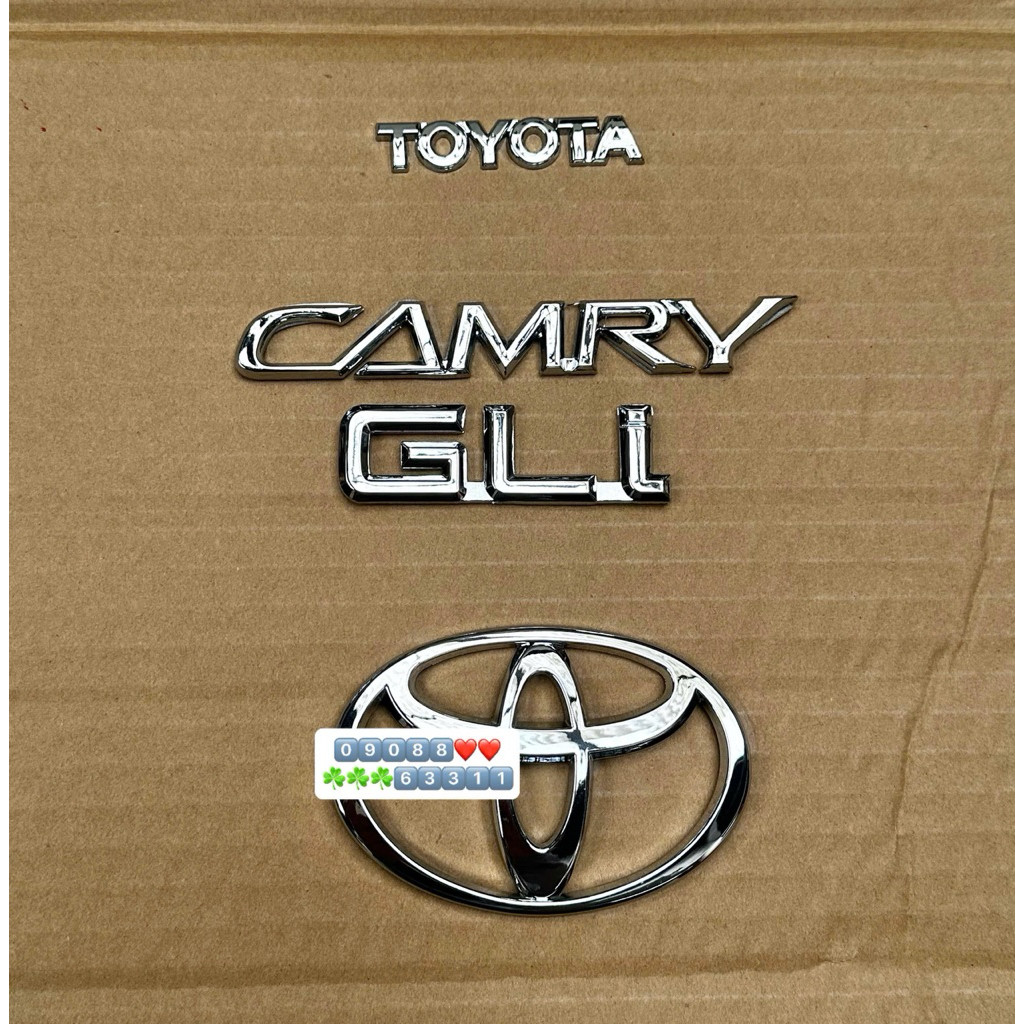 🔥TOYOTA CAMRY - Logo chữ nổi dán sau đuôi xe hơi CAMRY đời cũ #camry #toyotacamry