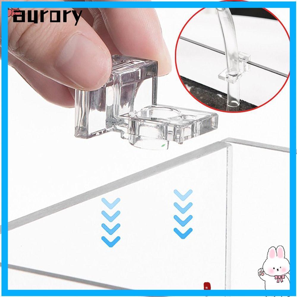 Giá đỡ nắp thủy tinh bể cá AURORY 1PC, Giá đỡ nắp bể cá acrylic trong suốt, Độ dày tường bền 4,5 / 5