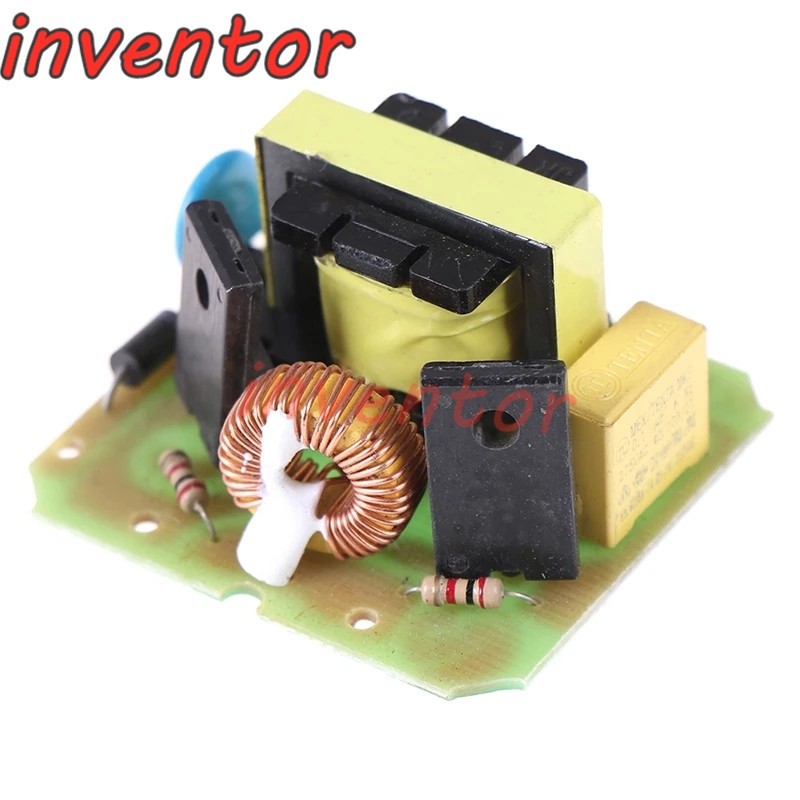 DC-AC 12V đến 220V 40W DC-AC Mô-đun tăng cường biến áp tăng cường biến tần DC và AC đầu ra kép