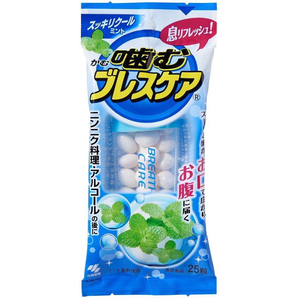 Mint Chewing Breath Care - 80 Pieces (x 1) / Mint Chewing Gum Breath Care - Blue 25 Pieces (x 1)/ Di