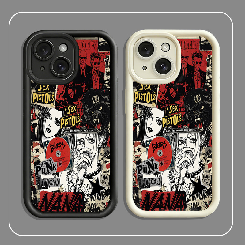 Ốp Lưng iPhone Punk Rock Nana Sex Pistols,Bảo Vệ Camera  iP 11/12/13/14/15/16/17/Plus/Pro/Max