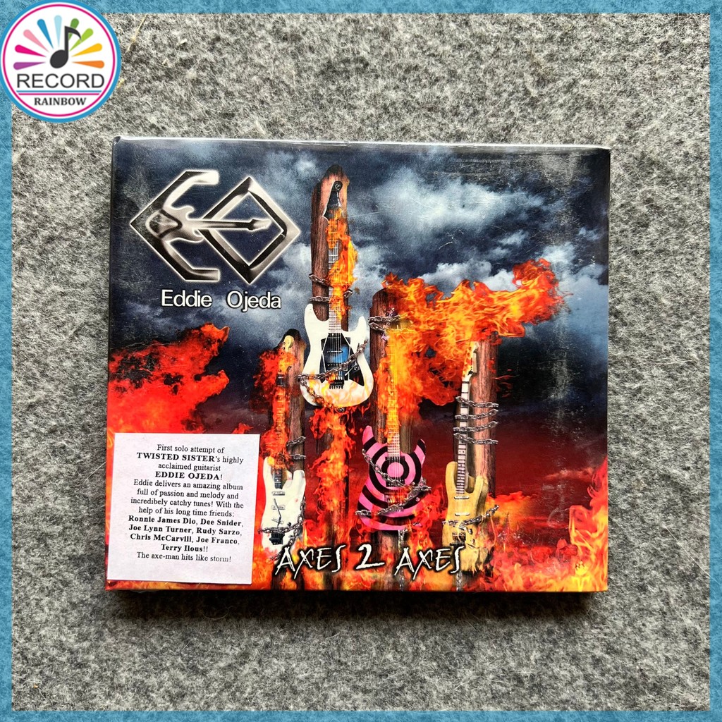 Album CD Eddie Ojeda Axes 2 Axes [Đã niêm phong] Thương hiệu mới 1Z05334 PH2