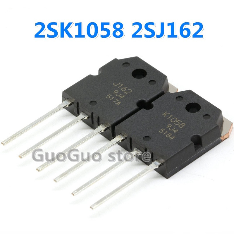 1 cặp 2SJ162 2SK1058 (J162 + K1058) 2 chiếc = 1 Cặp 2SK1058 2SJ162 K1058 J162 TO-3P