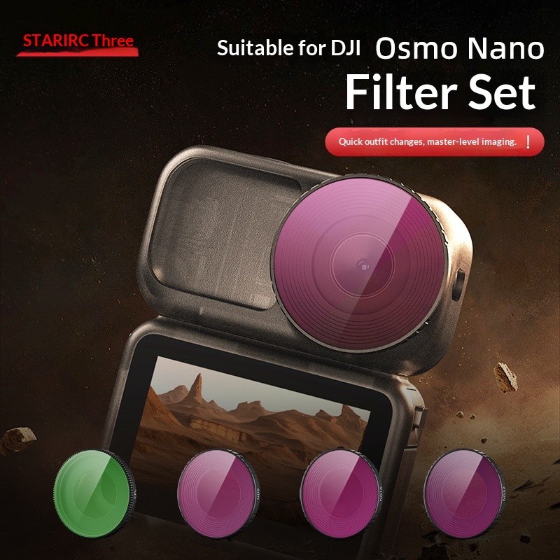 STARTRC Thích hợp cho DJI OSMO NANO Thumb Camera ND ND Lens CPL Bộ phân cực thể thao Phụ kiện chụp ả