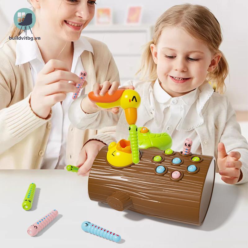 Đồ chơi Buildvitbg cho lứa tuổi 2-4; Đồ chơi Montessori, Kỹ năng vận động tinh xảo Đồ chơi tập đi từ