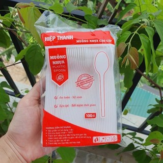 Thìa Nhựa Dùng Một Lần - Muỗng Dài 15cm - 20cm Thích Hợp Cho Cốc Cao, Tiện Lợi Và Đa Dụng