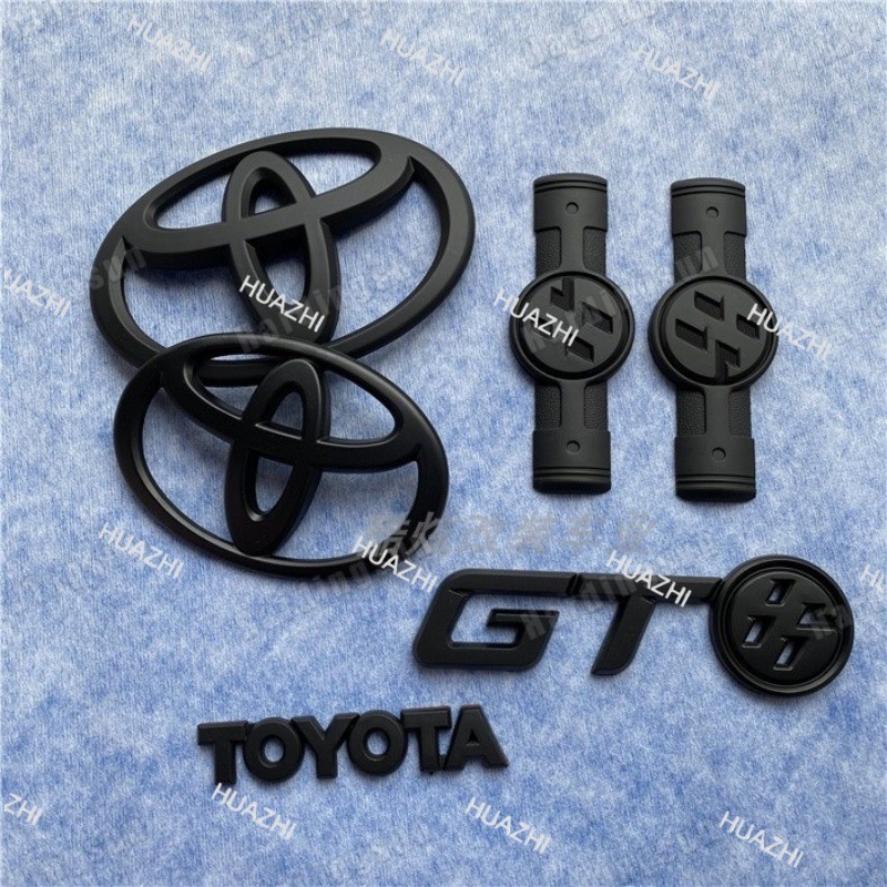FENDER ZC GT86 model 86 logo xe trước và sau 86 chắn bùn 86 nhãn tròn Toyota chữ đen nhãn dán xe Toy