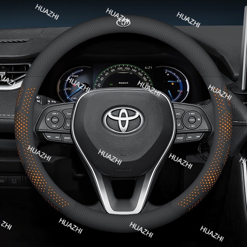 ZC Chamois Ô Tô Vô Lăng Dành Cho Xe Toyota Corlla Camry Yaris Auris C-HR RAV4 Land Cruiser Prius Har