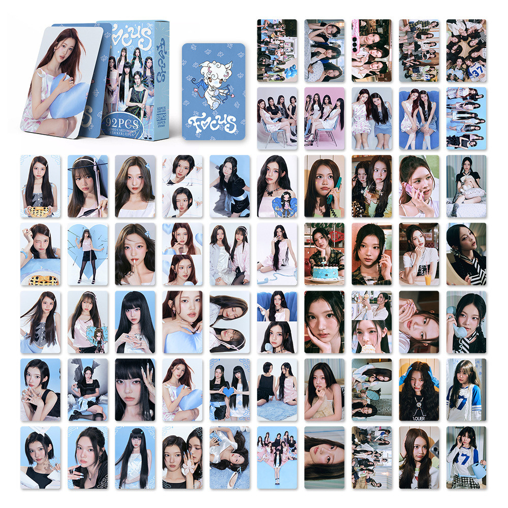 92 Chiếc Hearts2Hearts H2H FOCUS Album Lomo Cards The Chase Dán Pretty Please Butterflie Photocards 