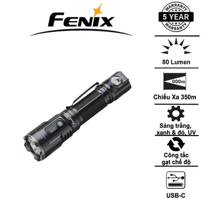 Fenix TK25R – Đèn pin chiến thuật đa nguồn sáng 3600 lumen, sạc nhanh USB-C