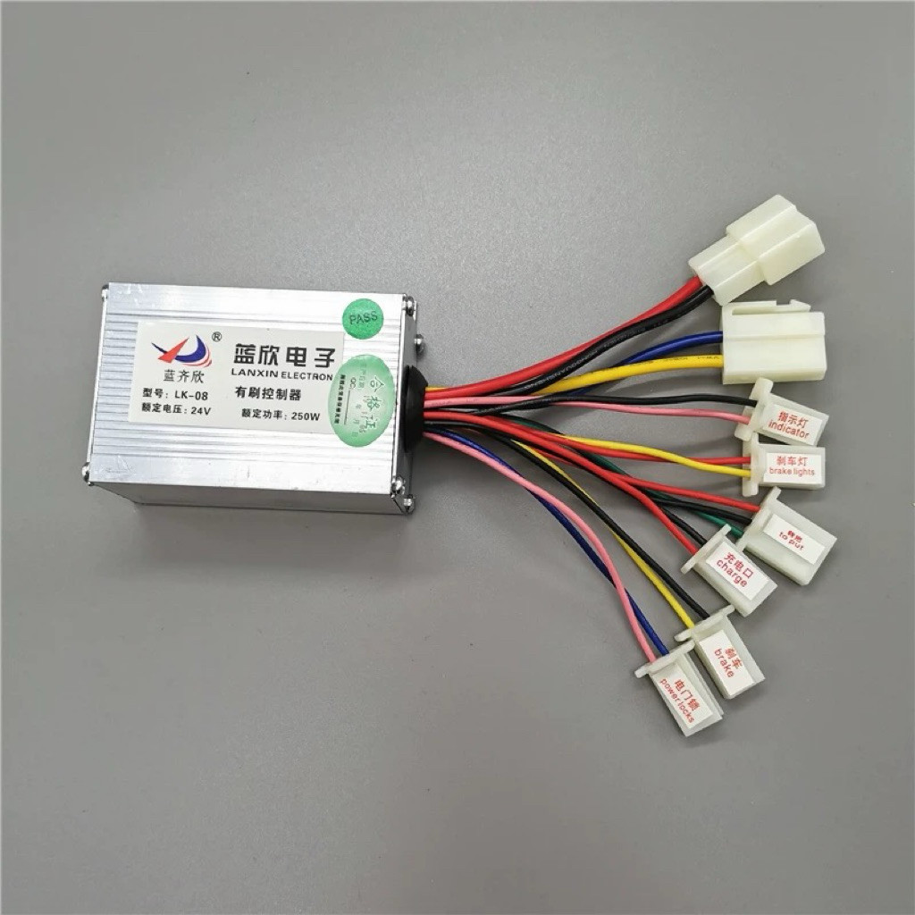 IC Điều Tốc Xe Điện 24V 250W 24V 350W 12V 24V 500W 24V 800W IC Điều Khiển Động Cơ Có Chổi Than Cho X