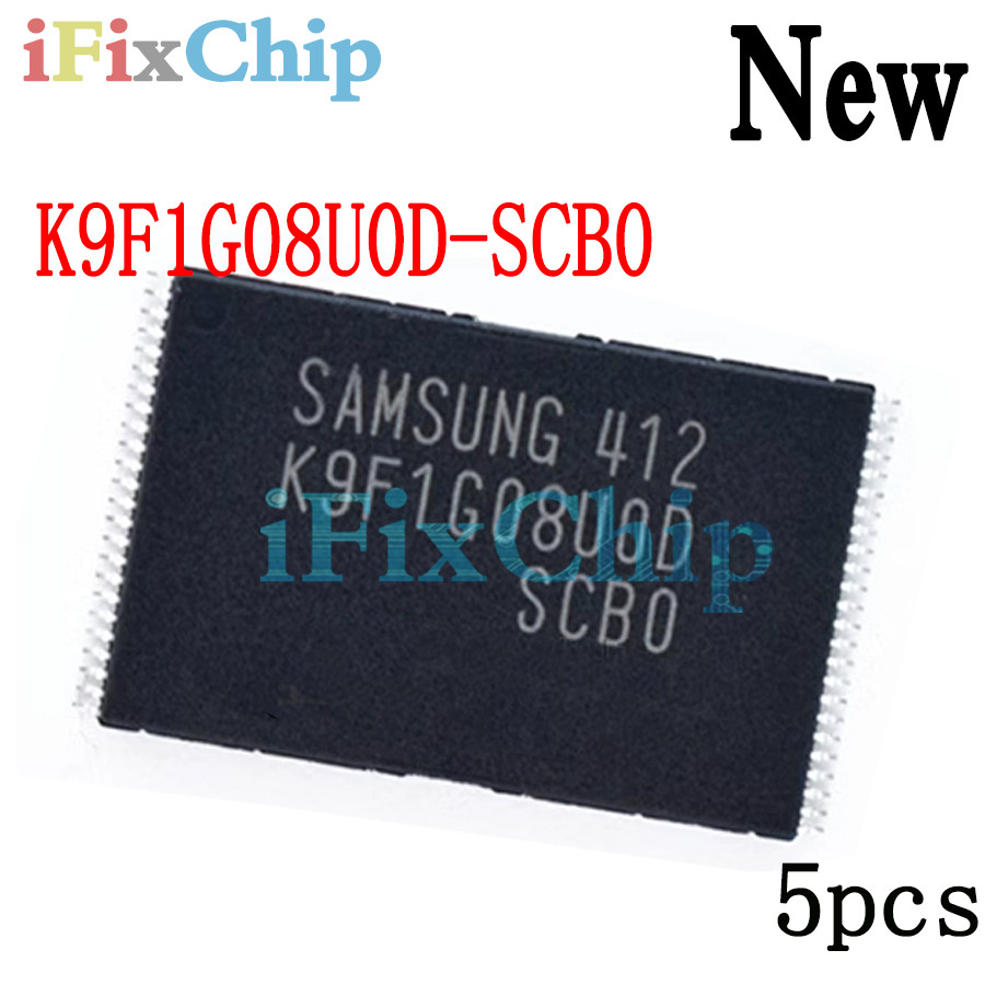 5 Chiếc Mới K9F1G08U0D-SCB0 K9F1G08UOD-SCBO K9F1G08U0D SCB0 K9F1G08UOD SCBO tsop-48