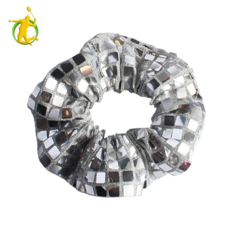 Tóc Scrunchie Cho Nữ 80S 90 Dây Buộc Tóc Thời Trang Sequin Nhẹ