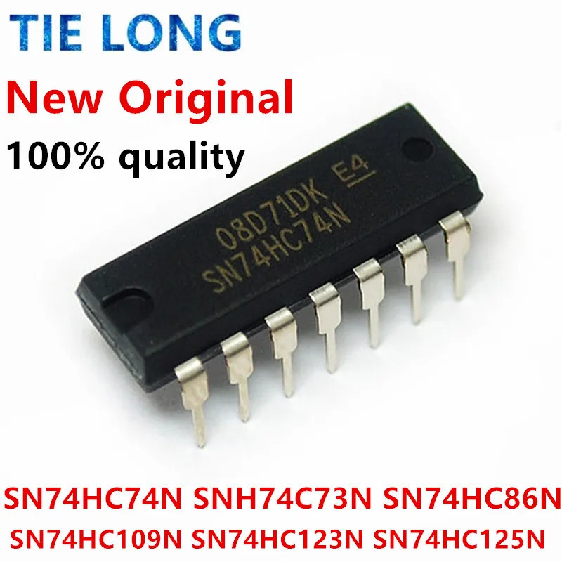 5 CHIẾC SN74HC74N 74HC74 74HC74N SN74HC73N SN74HC86N SN74HC109N SN74HC125N SN74HC123N 74HC86 74HC86N